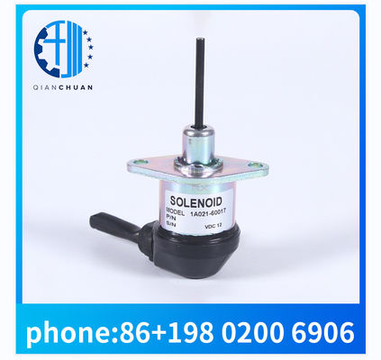 12V Stop Solenoid 1A021-60017 Fits For Kubota V2003 Agriculture Machinery Parts