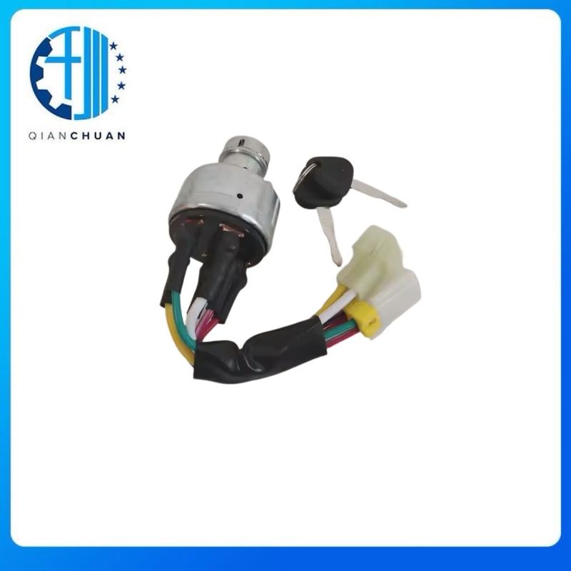 Ignition Starter Switch With Key 14526158 14529152  For EC55 EC210 EC240  Excavator Engine Spare Parts