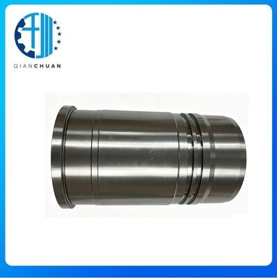 Tuleja cylindrowa S00004601 + 02 z uszczelkami wodnymi do części silnika koparki Shangchai SC9DK SC10E XCMG